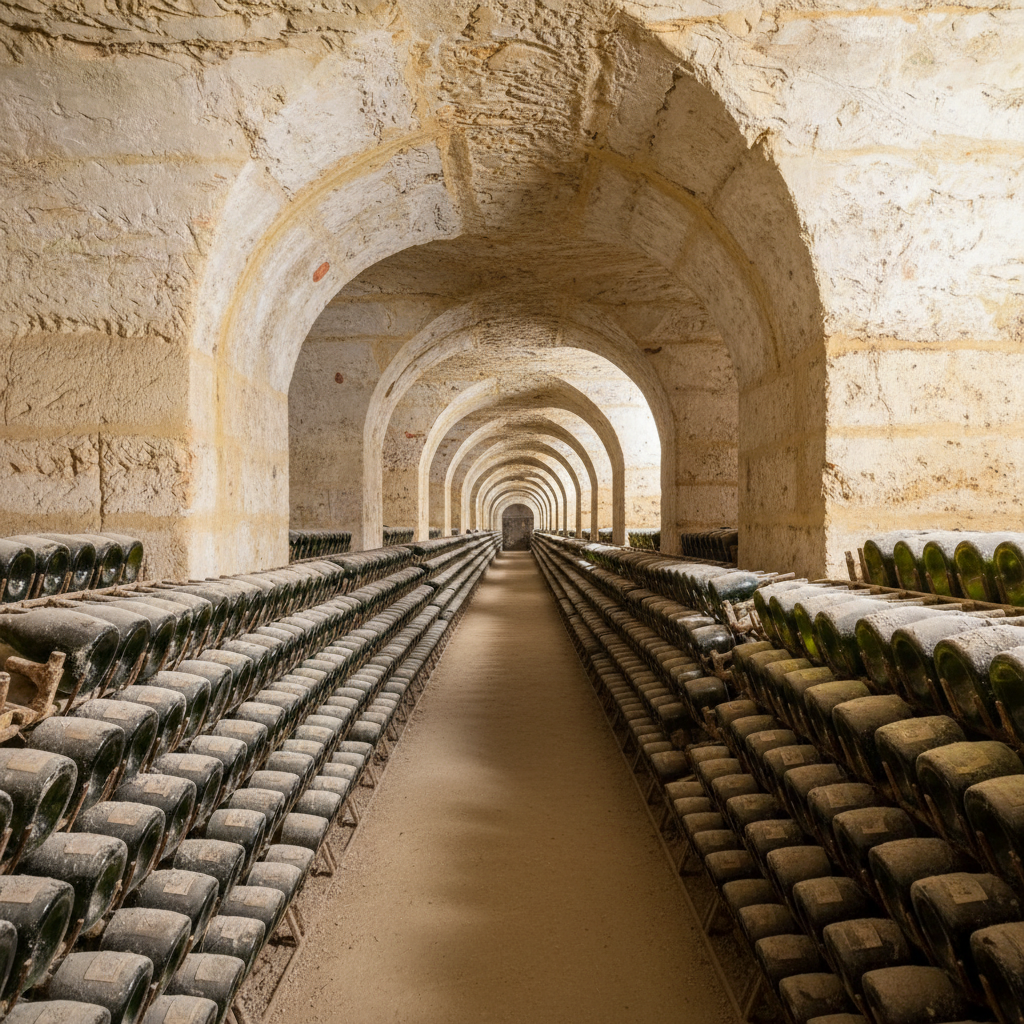 Les caves de Champagne, patrimoine mondial de l'UNESCO