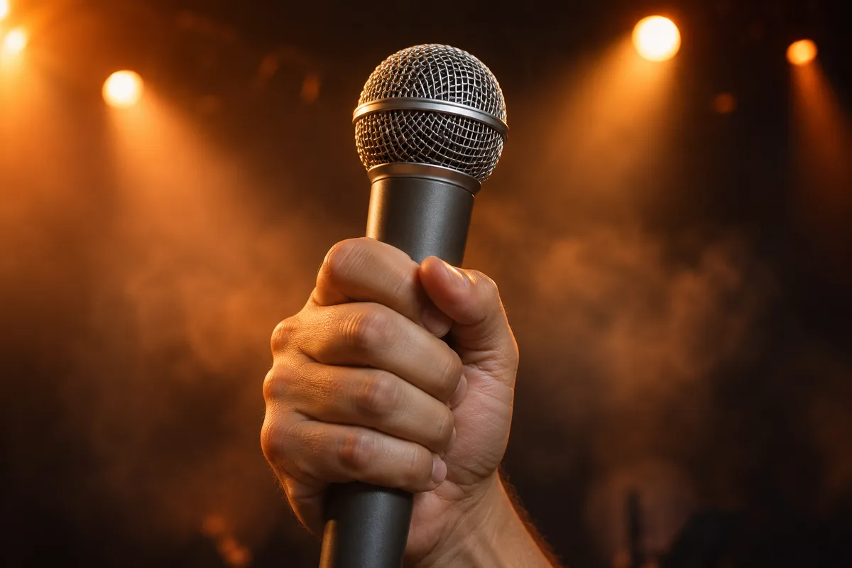 Micro de chant pour la scène, la répétition et le bal